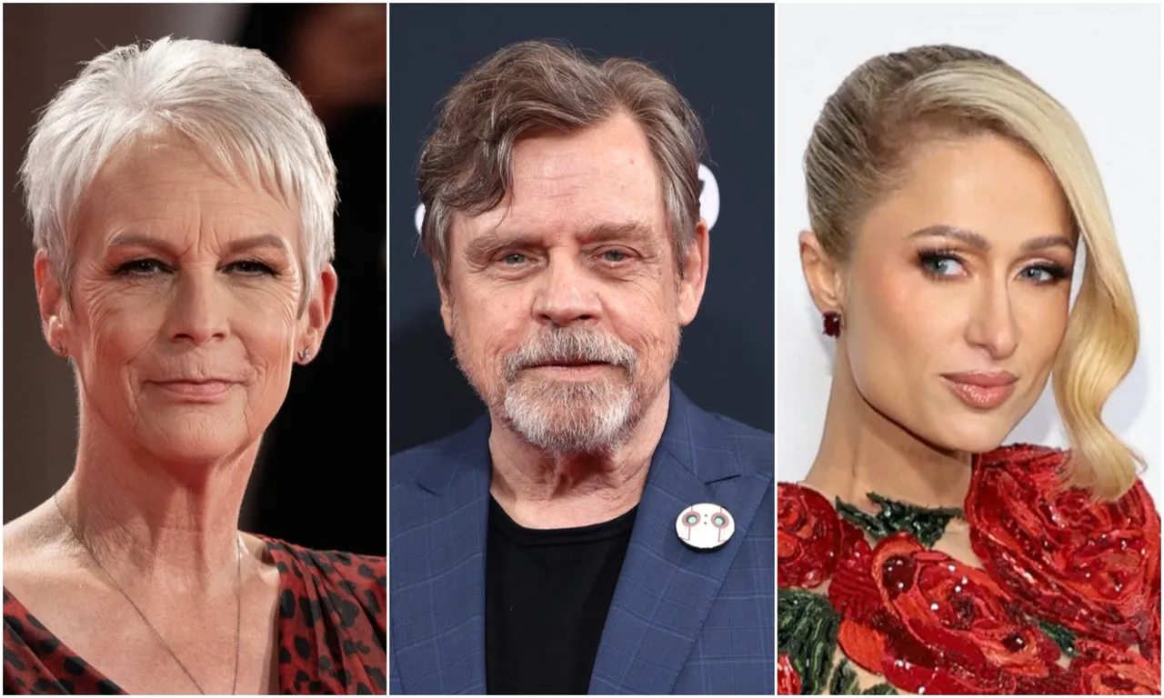 Jamie Lee Curtis, Mark Hamill i Paris Hilton