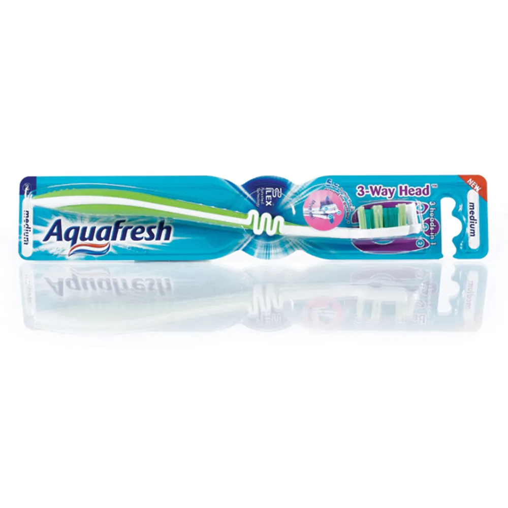 Aquafresh 3 way head četkica za zube