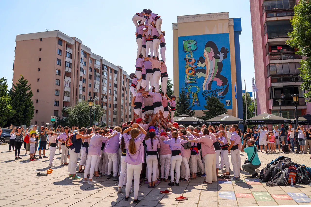 Sarajevo: Više od 200 članova skupine Minyons de Terrassa stvarali tornjeve od ljudskih tijela 