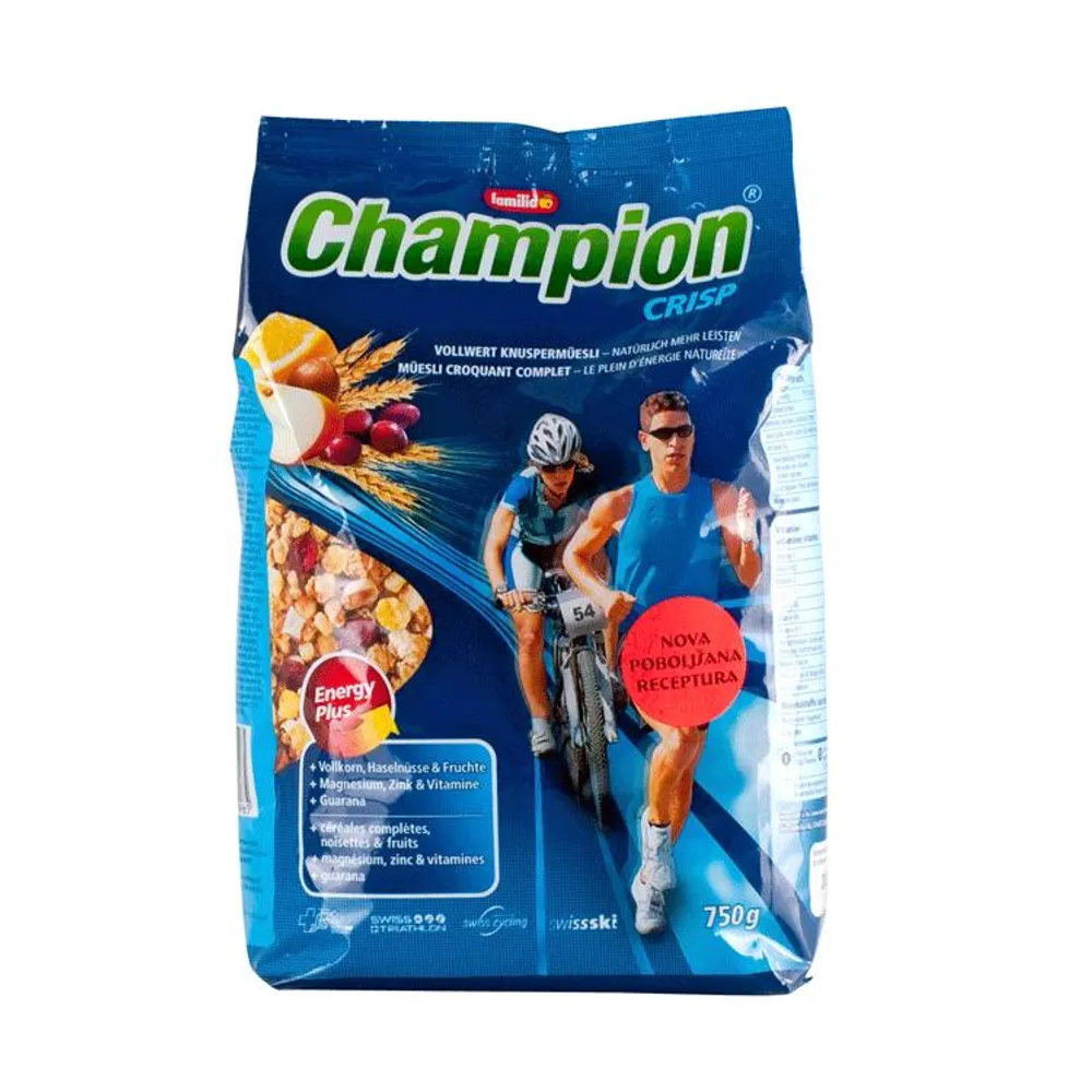 Muesli Champion crisp 750 g Bio Familia