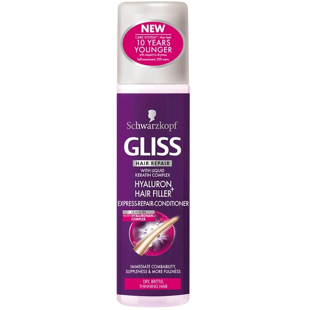 Schwarzkopf Gliss Hyaluron + Hair Filler Express regenerator