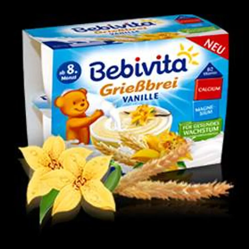 Bebivita kašica od griza s okusom vanilije 4x100 g