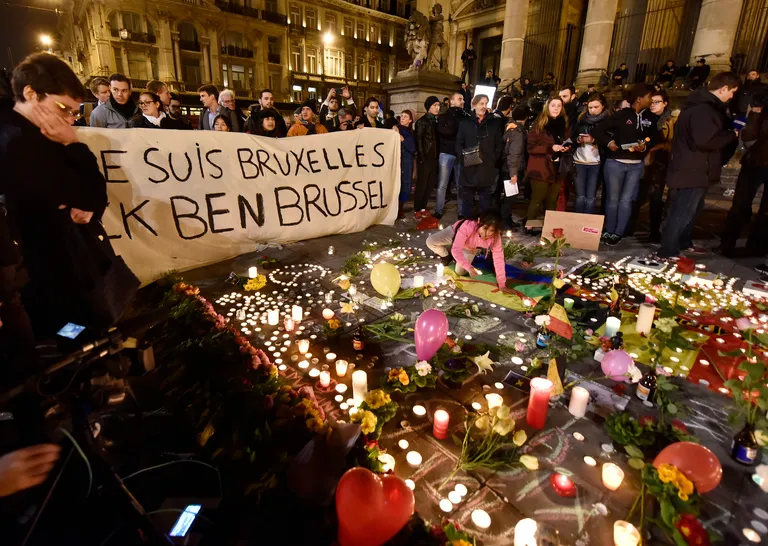 Stotine odale počast žrtvama u Bruxellesu