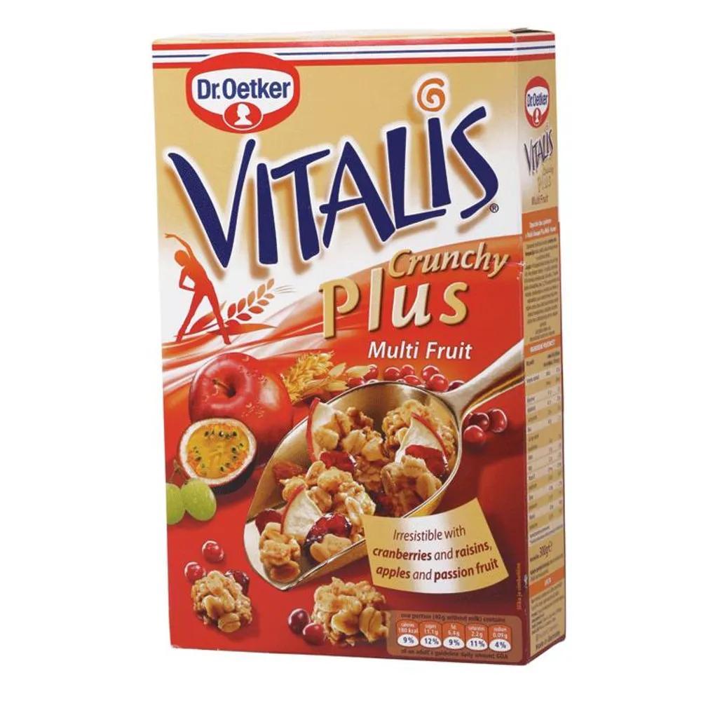 Muesli knusper multi voće 300 g Vitalis