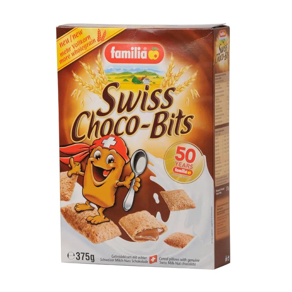 Muesli Swiss Choco-Bits 375 g Familia