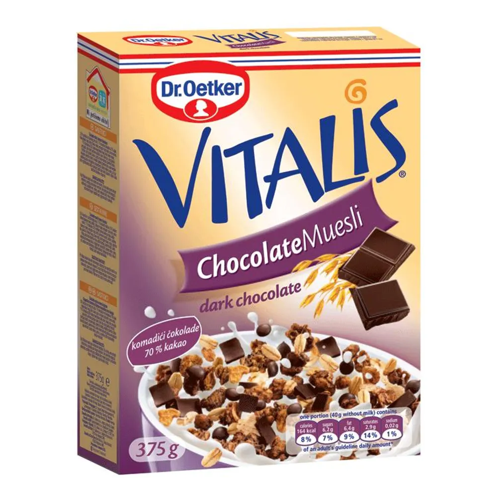 Muesli tamna čokolada 375 g Dr Oetker