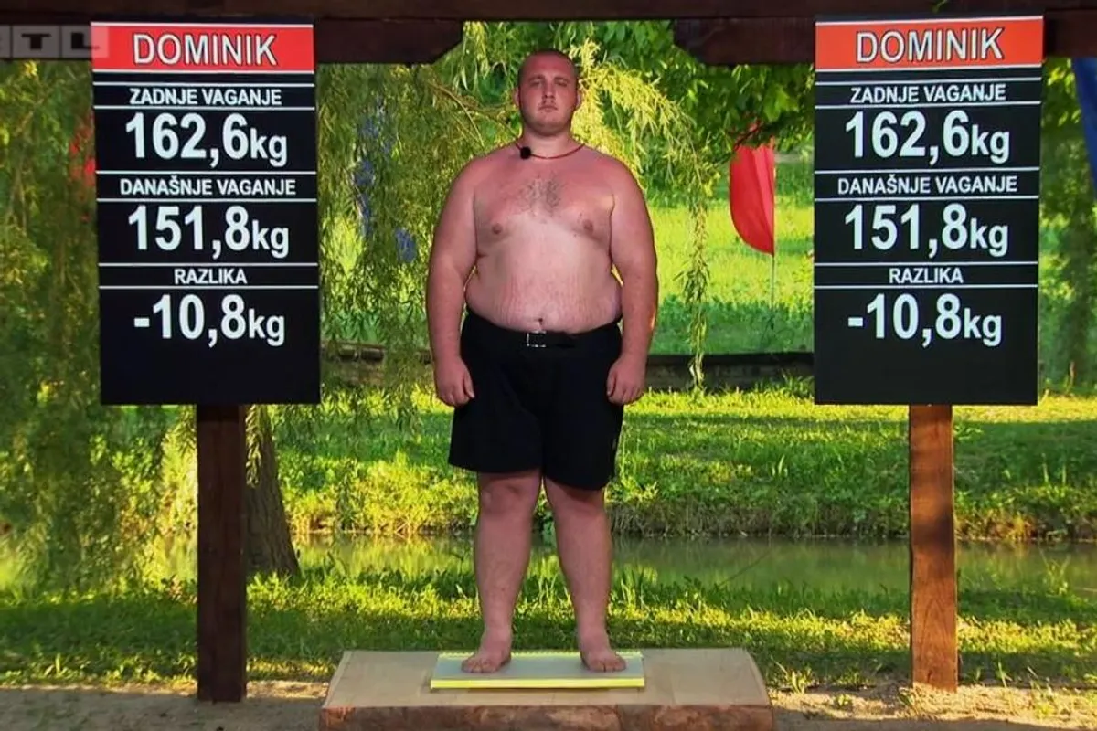 Nakon prvog ciklusa Dominik skinuo skoro 11 kilograma