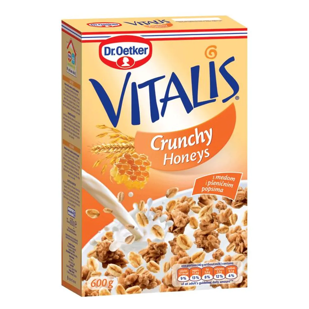 Muesli Vitalis med 600 g Dr Oetker