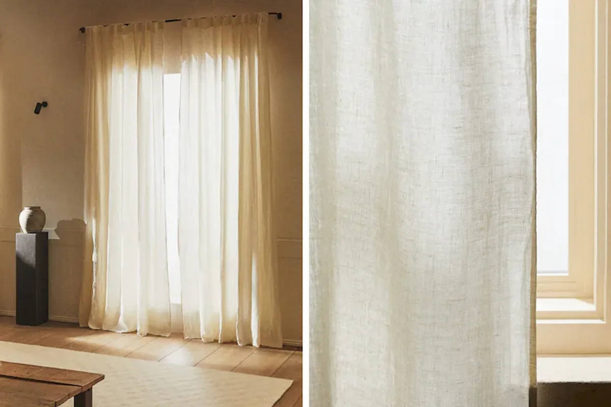 Zara Home ima predivne lanene zavjese – idealne za ljubitelje minimalizma