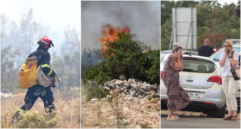 Vatrena stihija hara Dalmacijom: Sve vatrogasne snage su na terenu, vjetar otežava gašenje