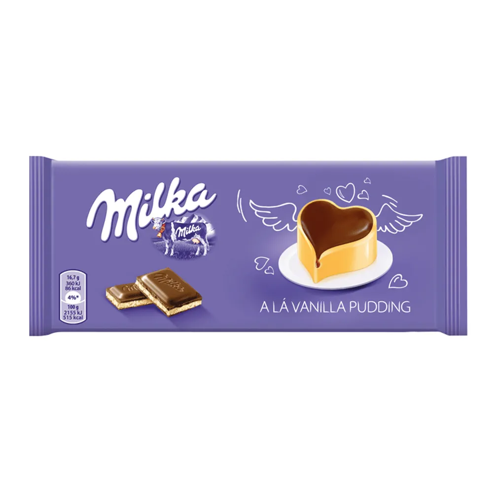 Čokolada Milka vanilla  100g