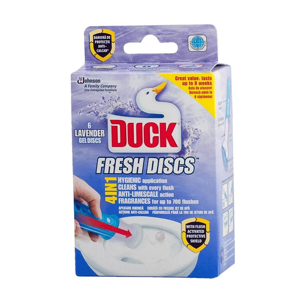 Duck osvježivač wc školjke fresh discs lavanda
