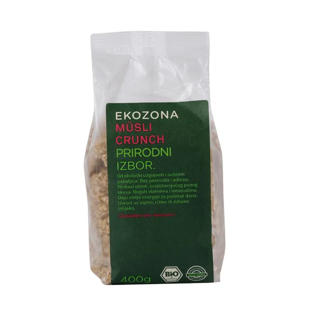 Muesli crunch 400 g Ekozona