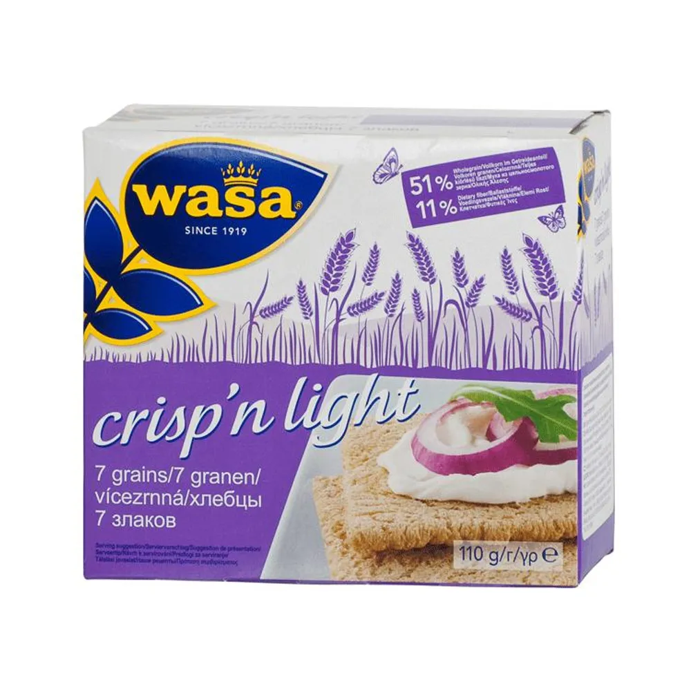 Dvopek Wasa light 7 grains 110 g