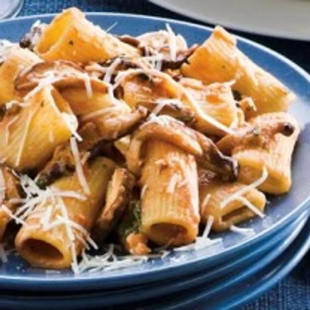 Kremasti rigatoni sa shiitake gljivama