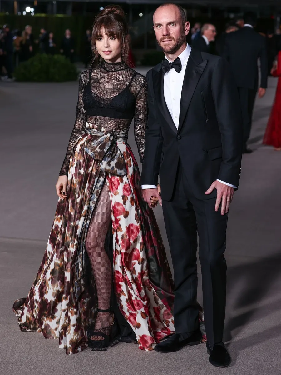 Lily Collins i Charlie McDowell 