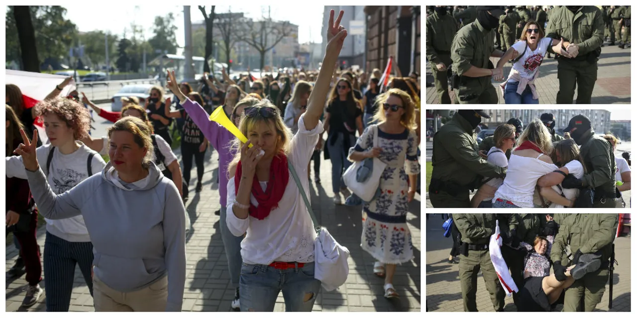 Žene na čelu prosvjeda u Bjelorusiji