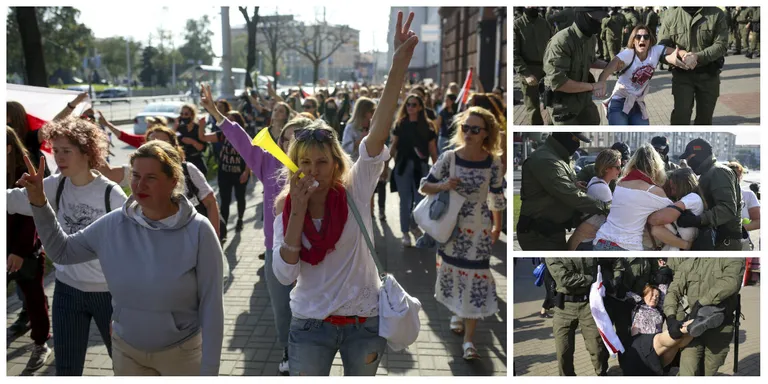 Žene na čelu prosvjeda u Bjelorusiji