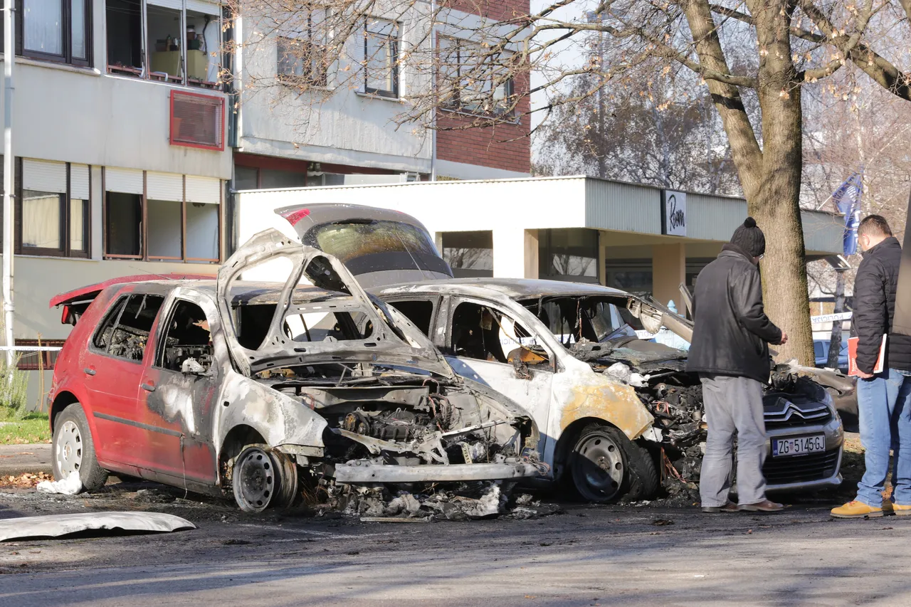 Izgorio automobil Dinamovog direktora i člana Uprave, vatrena stihija potpuno uništila vozilo