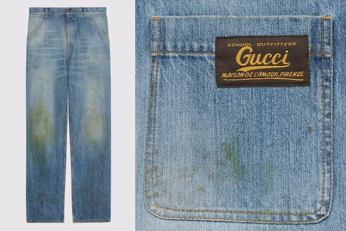 Mislile smo da nas više ništa ne može iznenaditi, ali Gucci ima hlače s 'mrljama' od trave za 5000 kn
