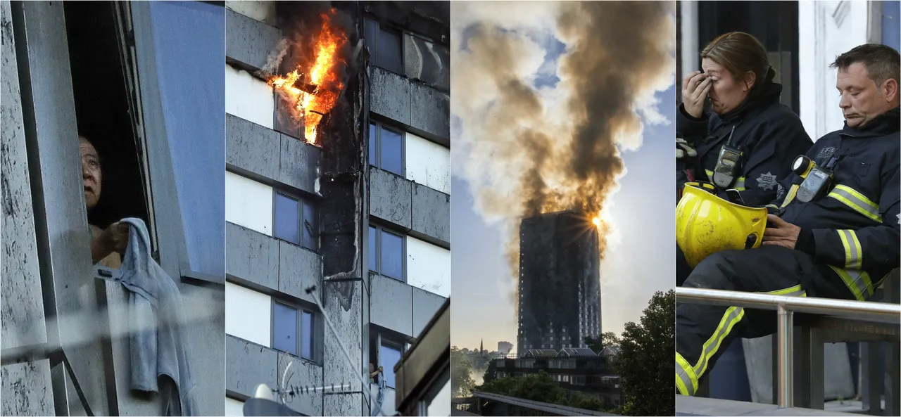 Uplašena lica stanara i izmoreni vatrogasci: potresne fotografije s gašenja požara u Londonu