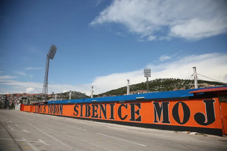 Šibenik: Novi grafit na stadionu Šubicevac