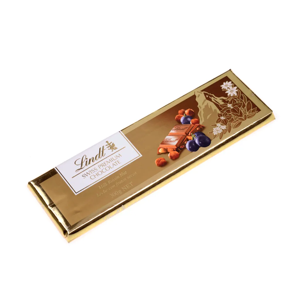 Čokolada Lindt Gold lješnjak grožđe 300 g