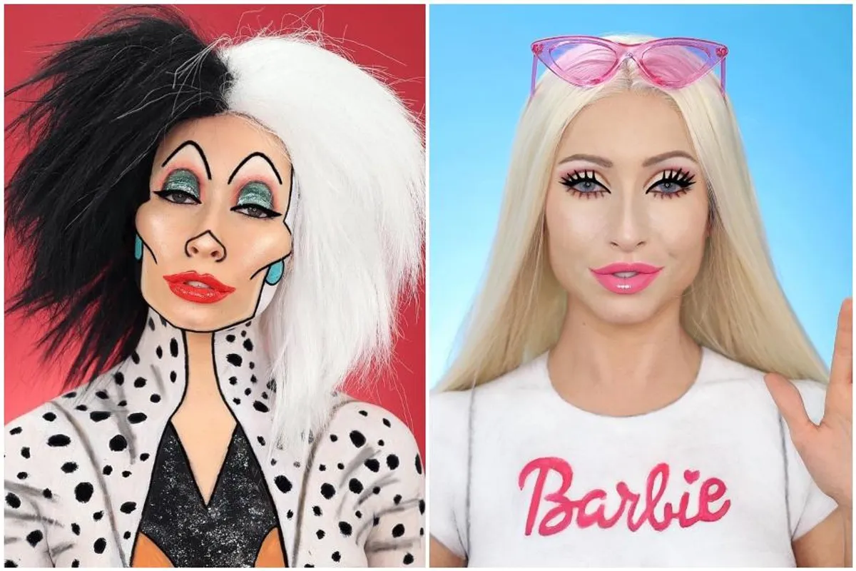 Cruella De Vil ili Barbie? Ova žena pomoću šminke može 'postati' bilo koji lik