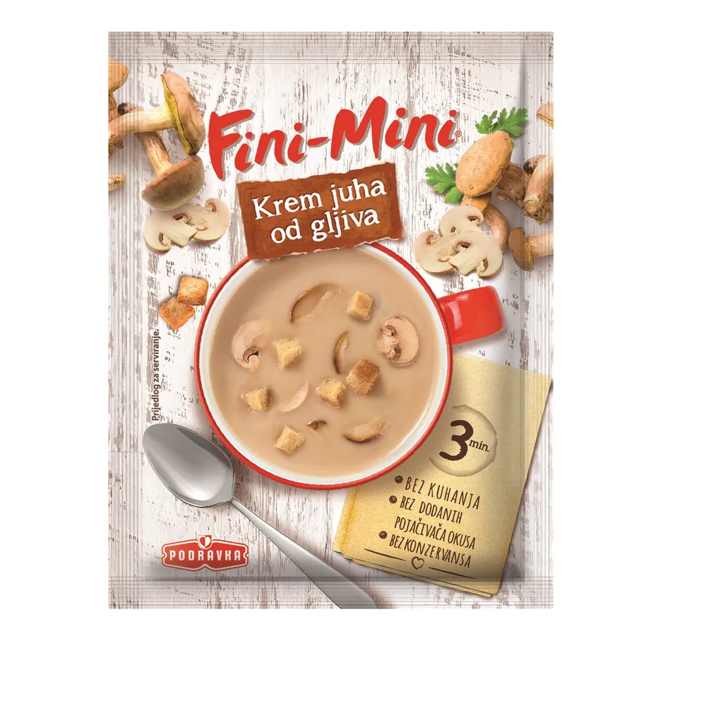 Fini - Mini krem juha od gljiva 18 g - Podravka