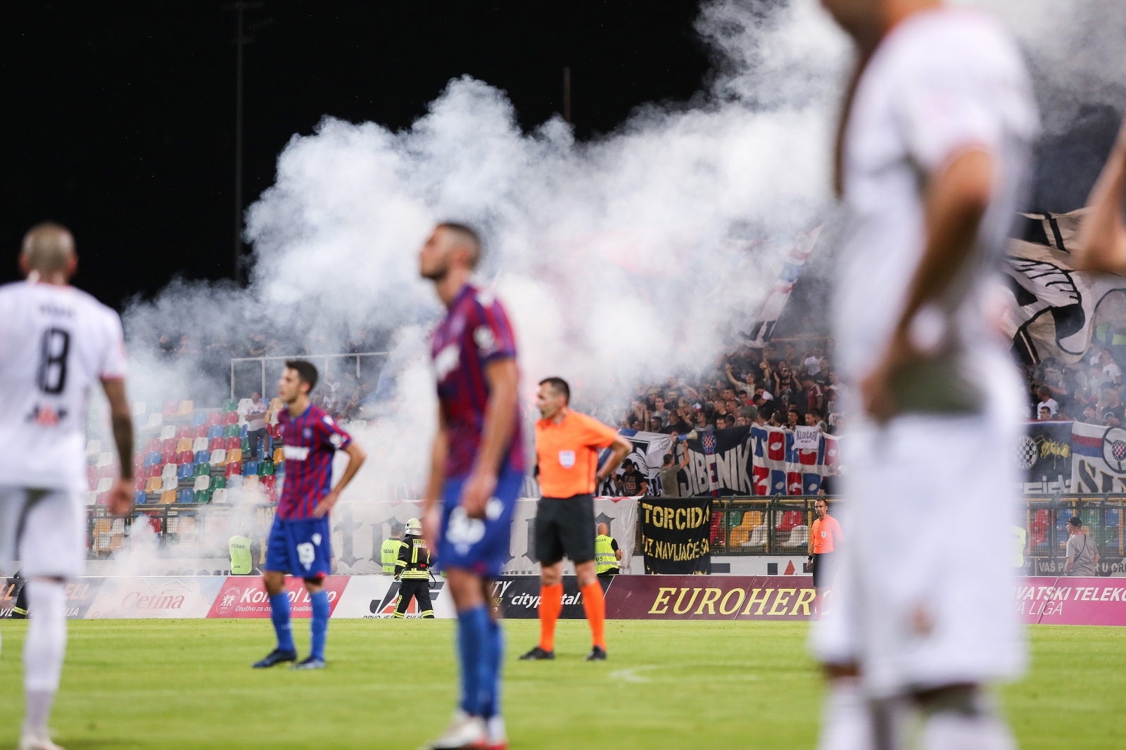 HNK Gorica kažnjena zbog bakljade Torcide na Gradskom stadionu