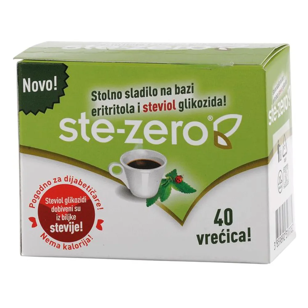 Ste zero stevia sa erititolom 40 vrećica Stevija