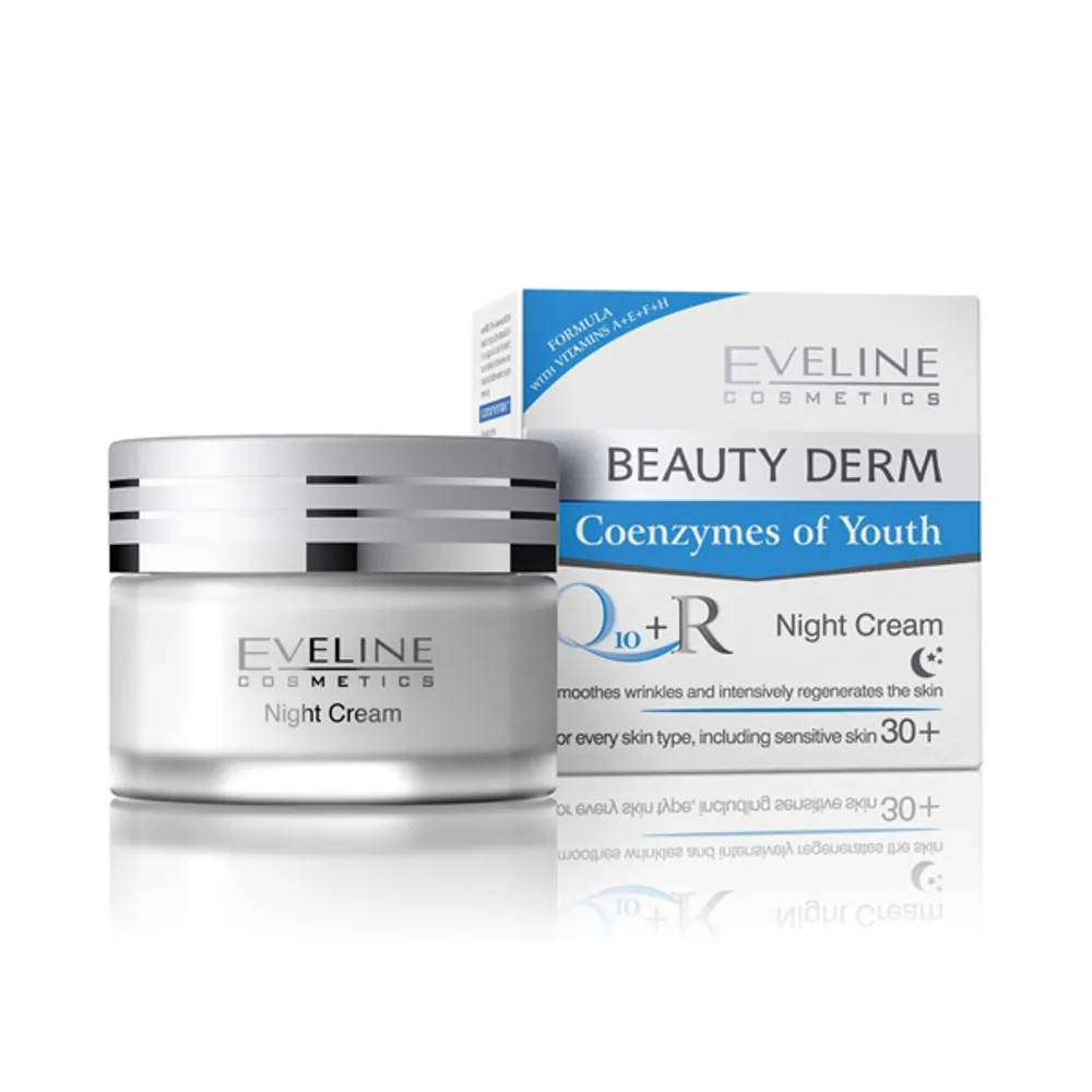 Eveline Beauty Derm Q10+R noćna krema za lice