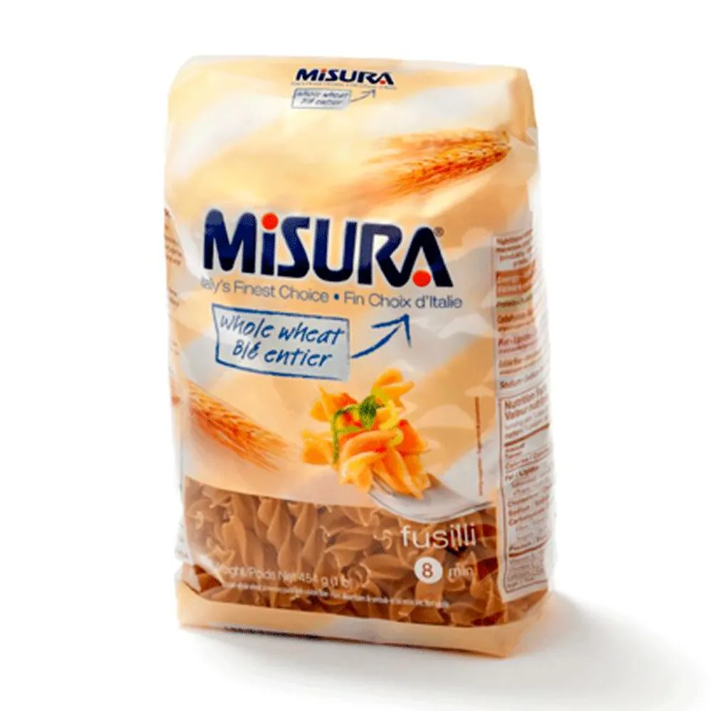 Tjest Misura Fusilli integralni 454 g