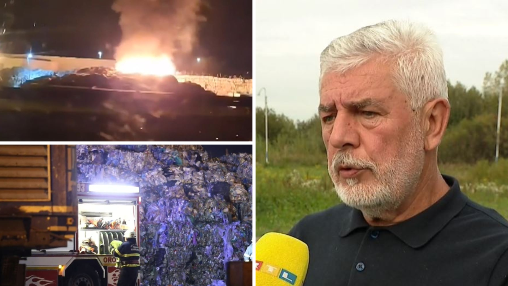 'This didn't start on its own. It was a cigarette or an open flame