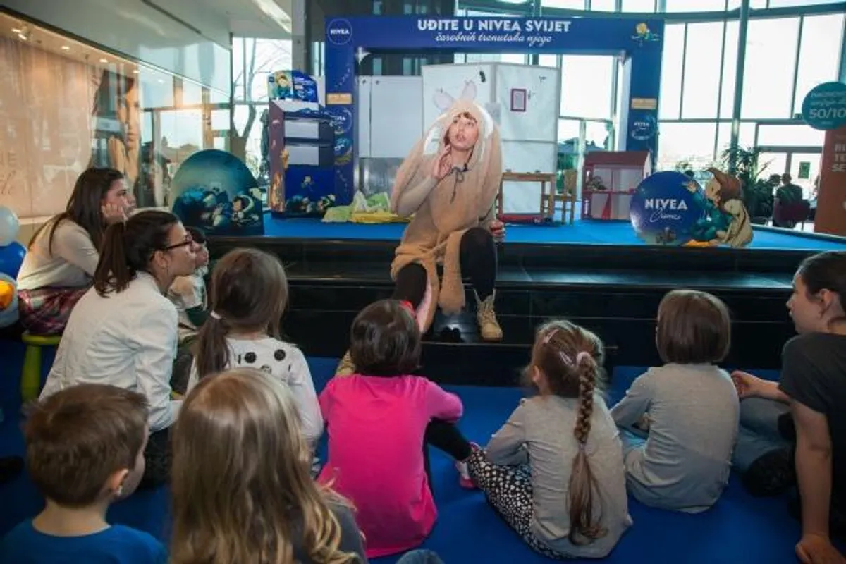 NIVEA i Laboratorij zabave oduševili djecu u Avenue Mallu