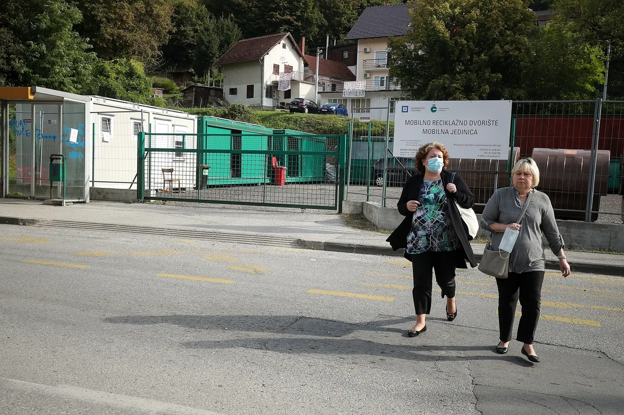 Okupljanje u Ulici Črnomerec