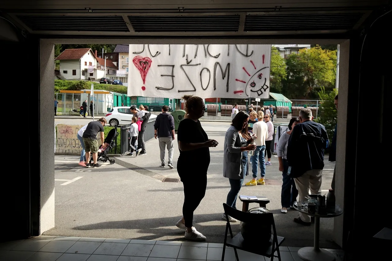 Okupljanje u Ulici Črnomerec