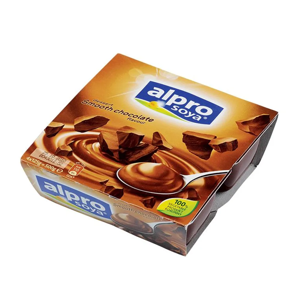 Alpro puding soja čokolada 4x125 g