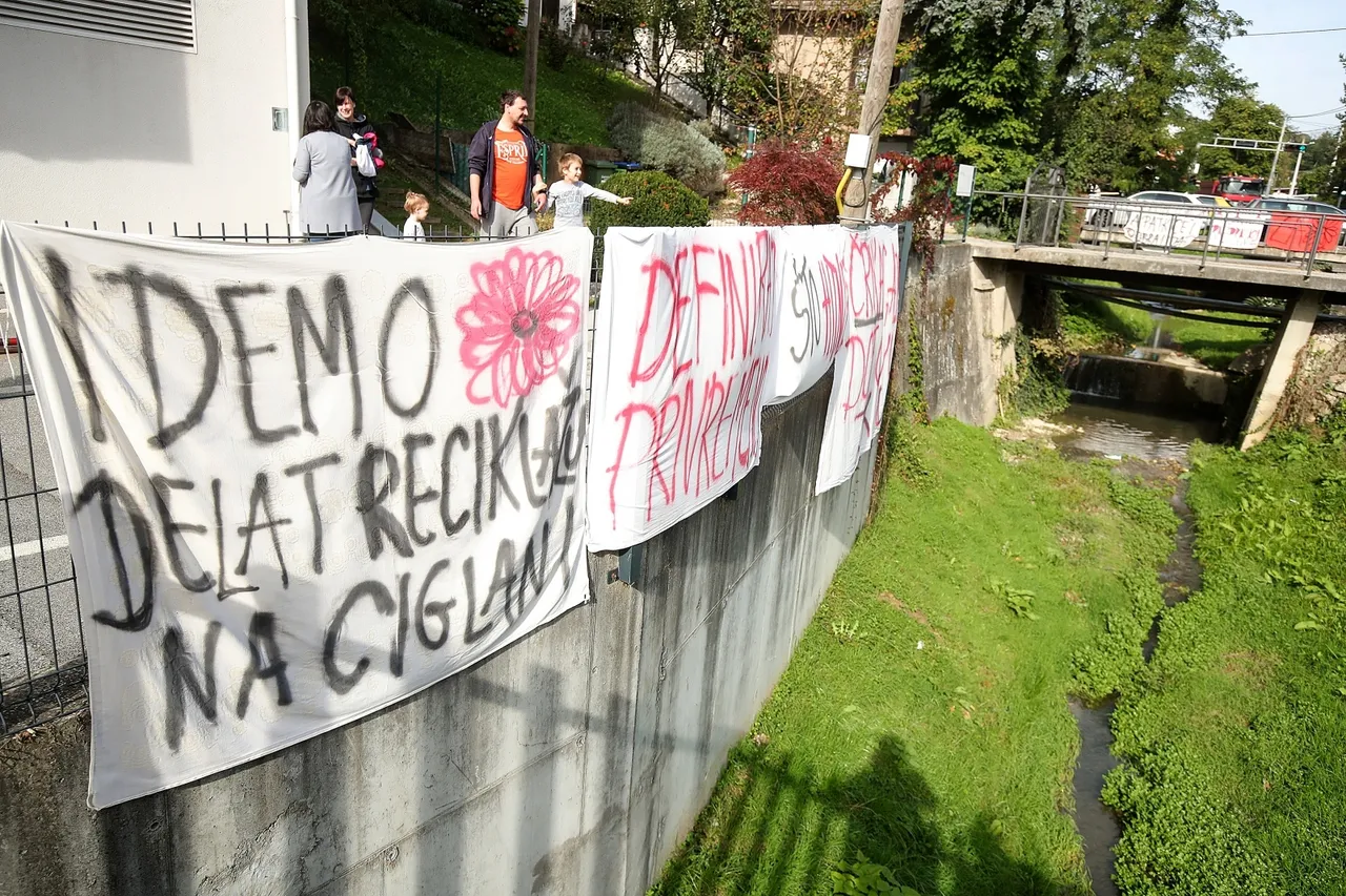 Okupljanje u Ulici Črnomerec