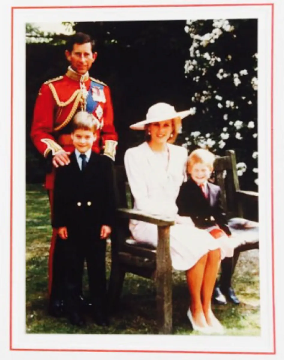 Čestitka princeze Diane i princa Charlesa iz 1989. 