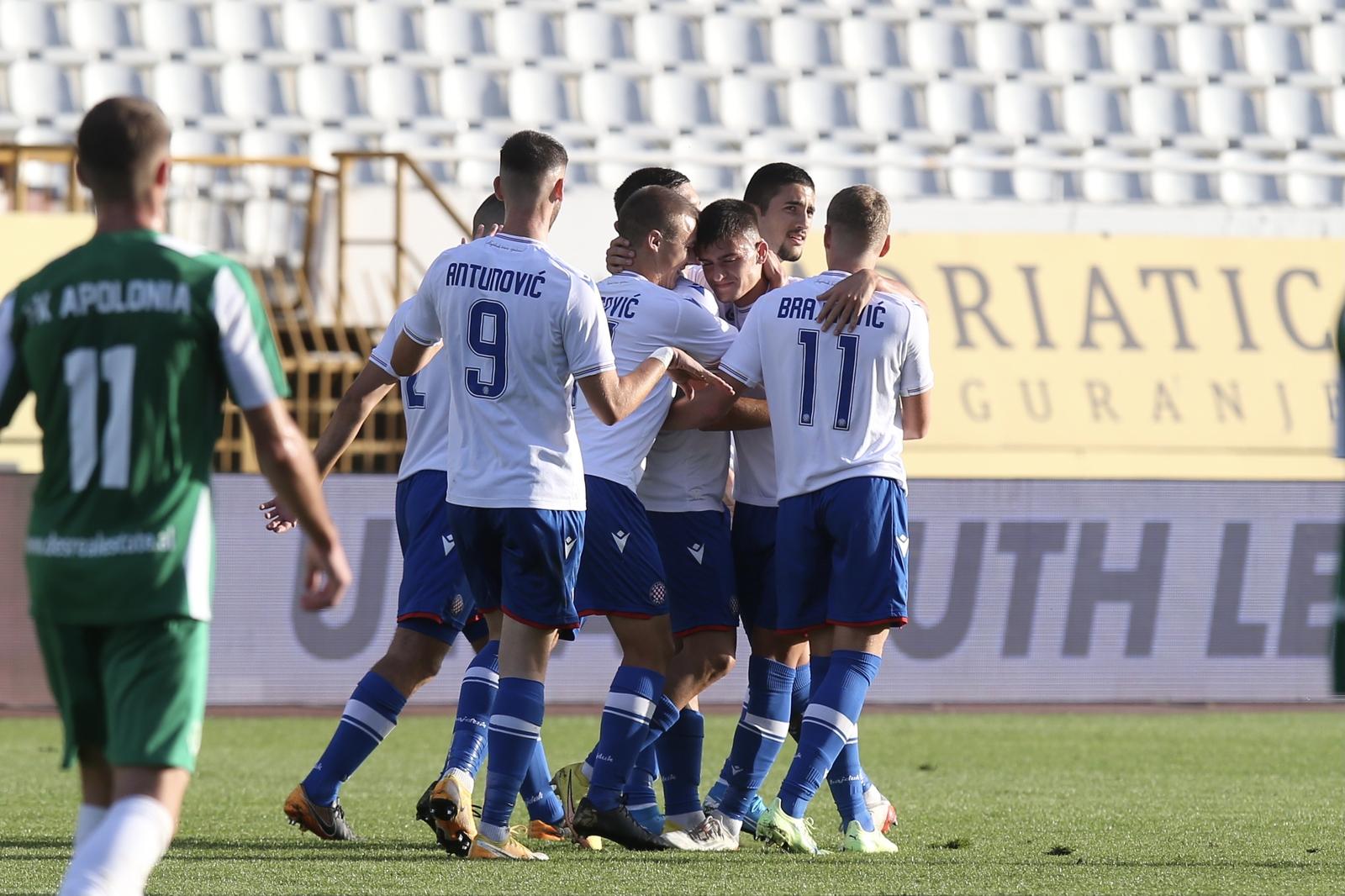 UEFA Youth League: Apolonia - Hajduk 0:3 • HNK Hajduk Split