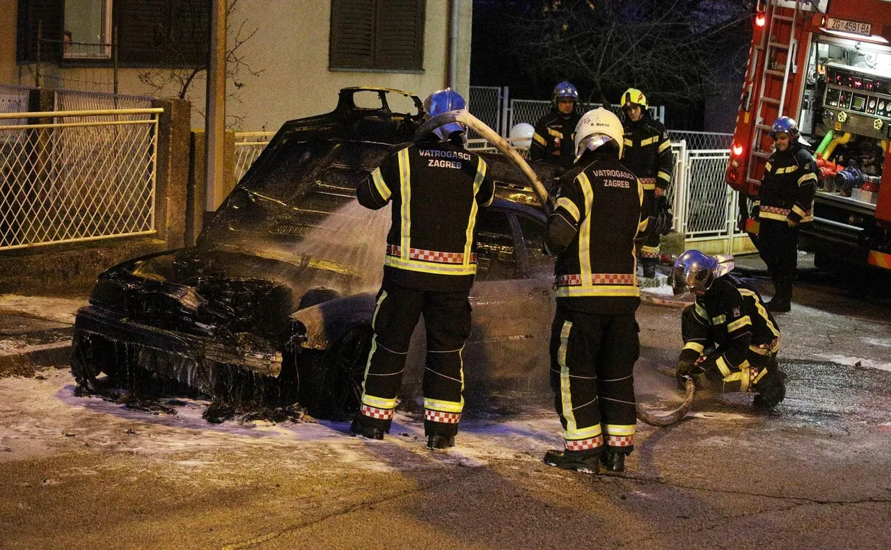 Zagreb: u požaru izgorio osobni automobil