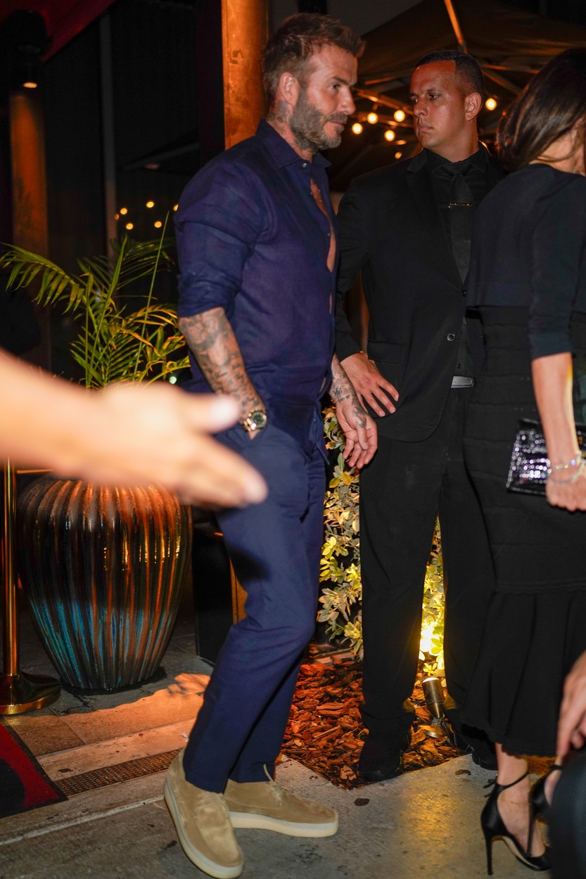 Beckham, Messi y Busquets, cenando en Miami 🚬⁣ ⁣ 📸 Victoria