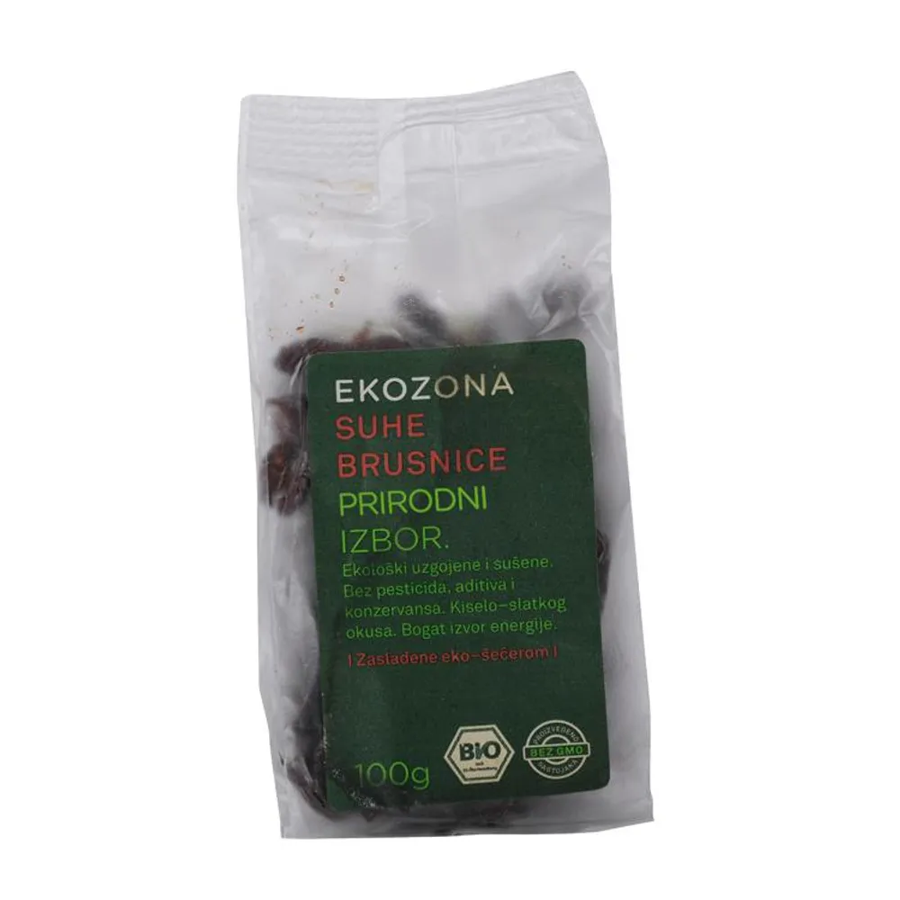 Brusnice suhe 100 g Ekozona