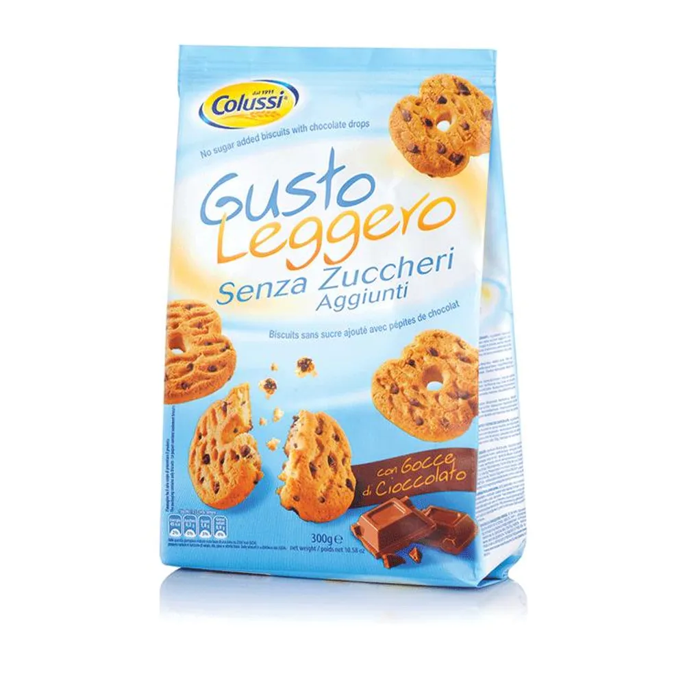 Gusto Leggero keks čokoladni 300 g Colussi