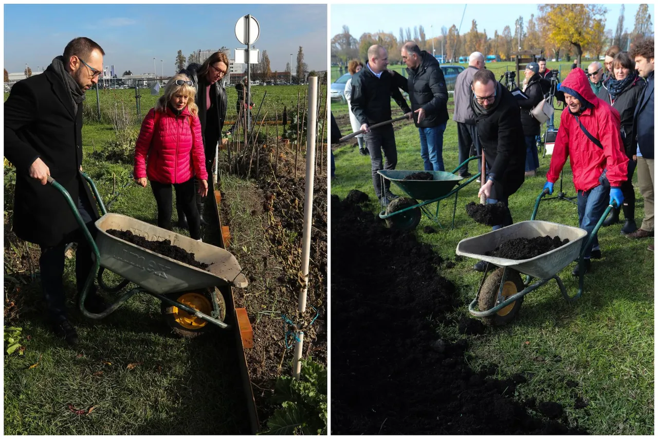 Zagreb: Gradonačelnik Tomašević podijelio je kompost korisnicima gradskih vrtova  