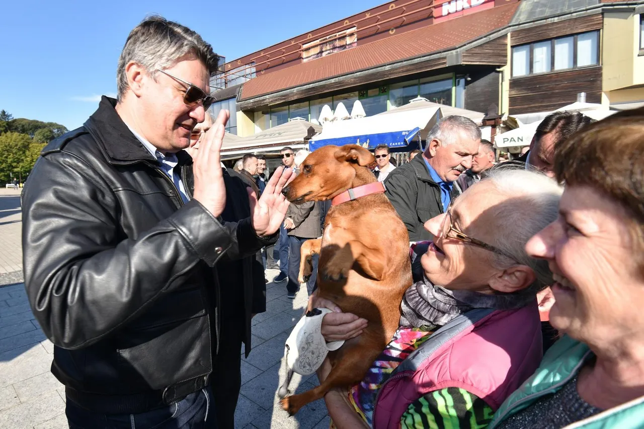 Predsjednički kandidat Zoran Milanović posjetio je Čakovec i družio se s građanima