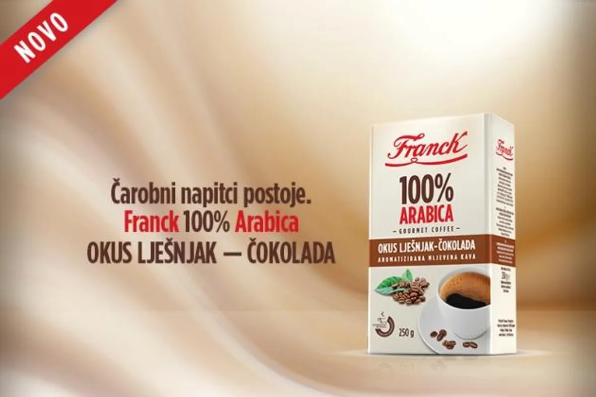 Franck 100% Arabica okus lješnjak – čokolada za one koji žele probati nešto novo!