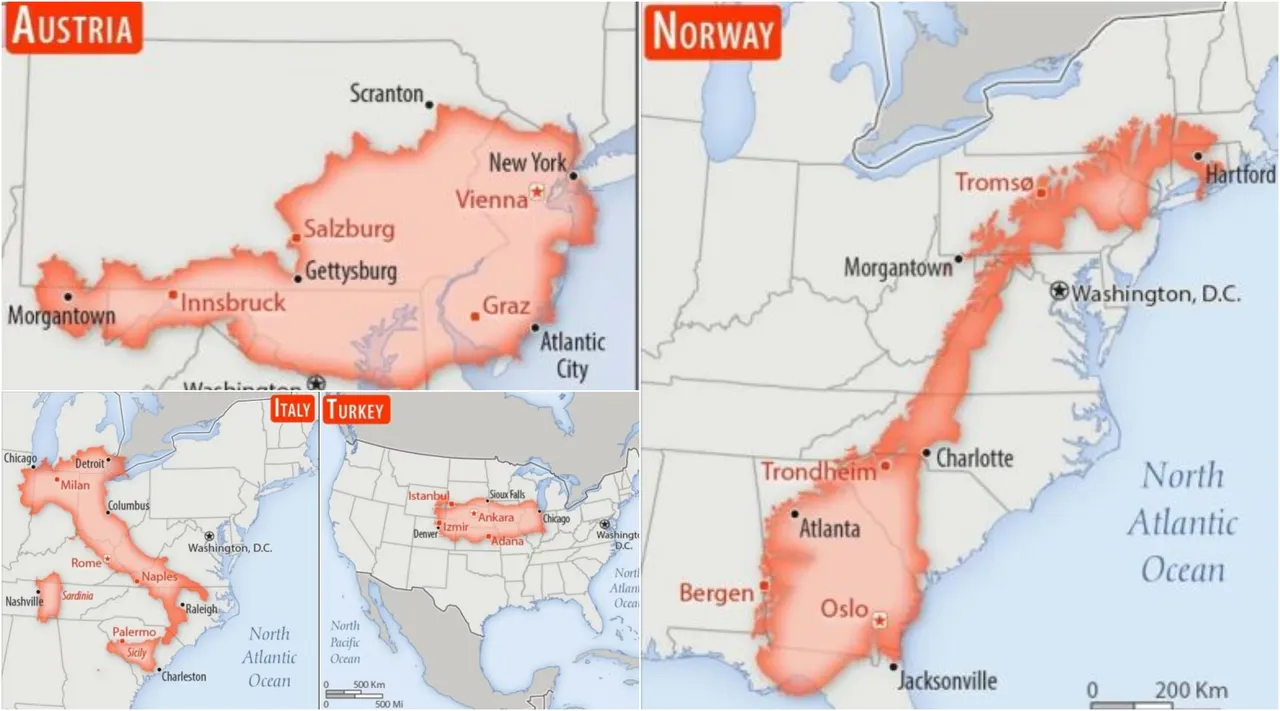 Amerikanci su usporedili veličinu SAD-a s nekim europskim zemljama, evo kolika je Hrvatska