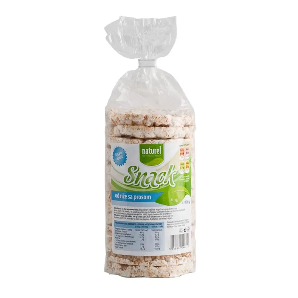 Naturel kreker integralni od riže sa prosom 100 g